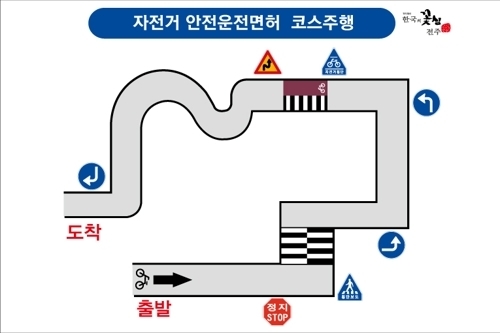 전주시, 어린이에게 자전거 면허증 발급…자전거 생활화 유도