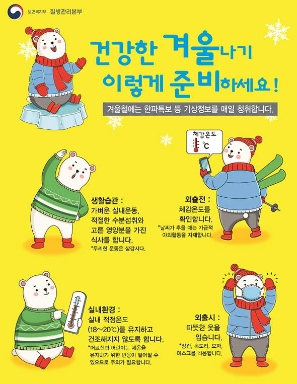 전국 한파특보…저체온증·한랭질환 주의보
