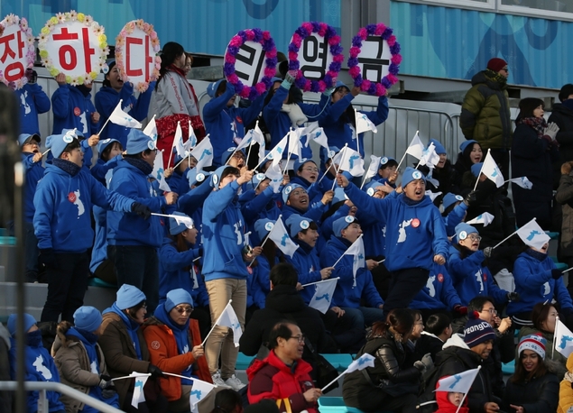 크로스컨트리 여자 10km 프리 메달 경기, 이채원 주혜리 및 북한 리영금 출전