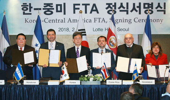 아시아 최초 중미 5개국과 FTA 체결…‘시장 선점’ 효과
