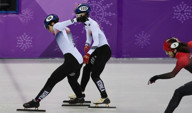 스트트랙 남자 500m 결승 경기, 한국 은메달과 동메달