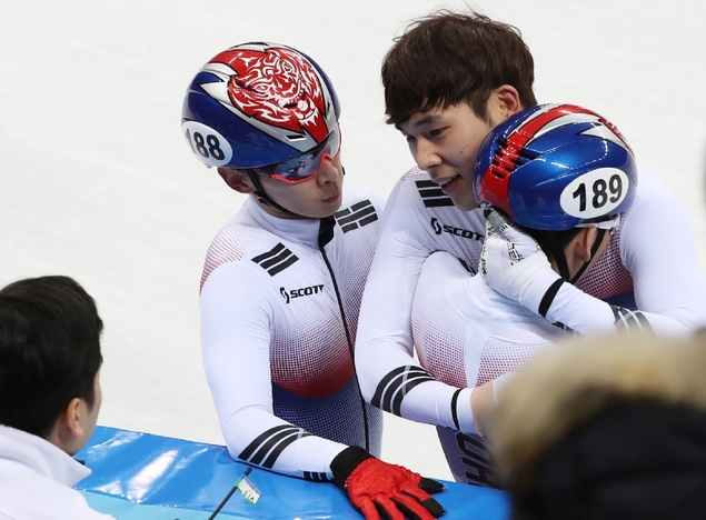 스트트랙 남자 5,000m 계주 결승 경기, 한국 선수 출전