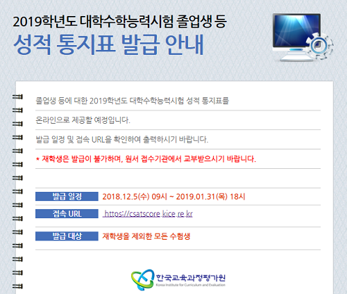 수능 성적표 확인한 수험생 반응? “최저 맞췄다”, “문과 정시라인 알려주세요”