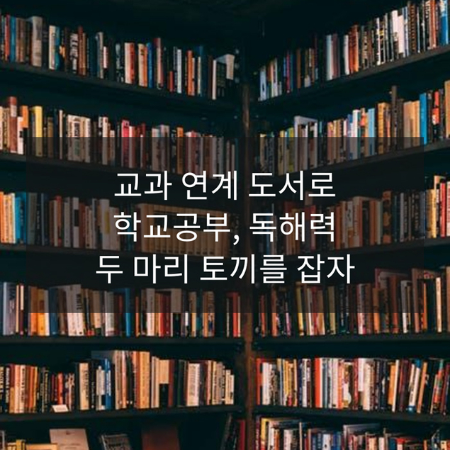 교과 연계 도서로 학교공부, 독해력 두 마리 토끼를 잡자