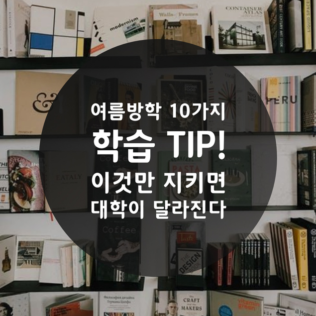 여름방학 10가지 학습 TIP! 이것만 지키면 대학이 달라진다